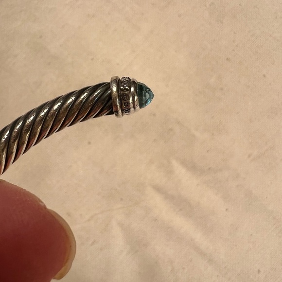 Excellent condition DY topaz and diamond bracelet - Picture 5 of 7